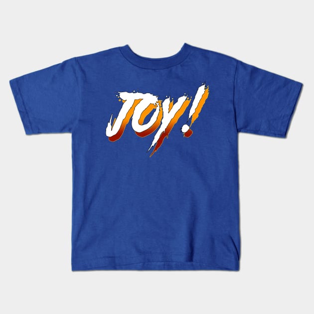 Joy! Kids T-Shirt by C E Richards